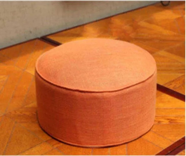 Coussin de Méditation Rond en Lin - Élégance et Confort pour Votre Bien-Être