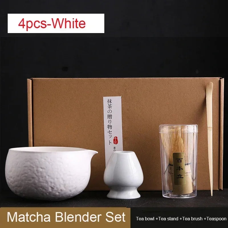 Ensemble de Brosses à Thé en Bambou– L'Art du Matcha Japonais dans un Coffret d'Exception