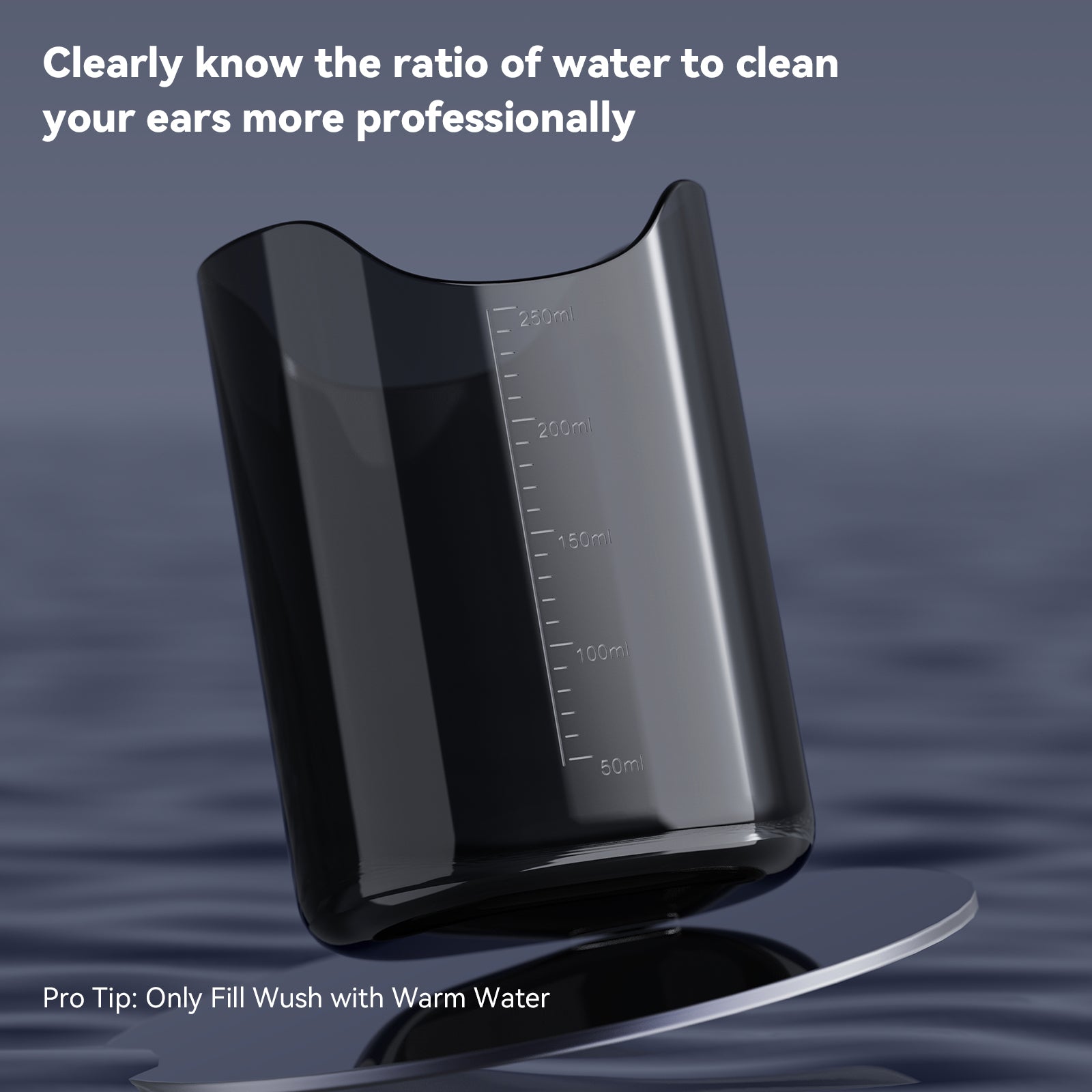 Ohrreiniger mit gepulstem Wasser