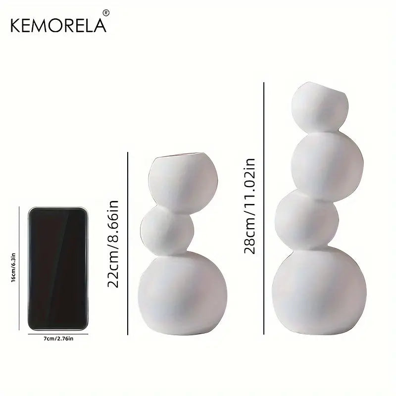 KEMORELA Ceramic Vase Set - Timeless Elegance