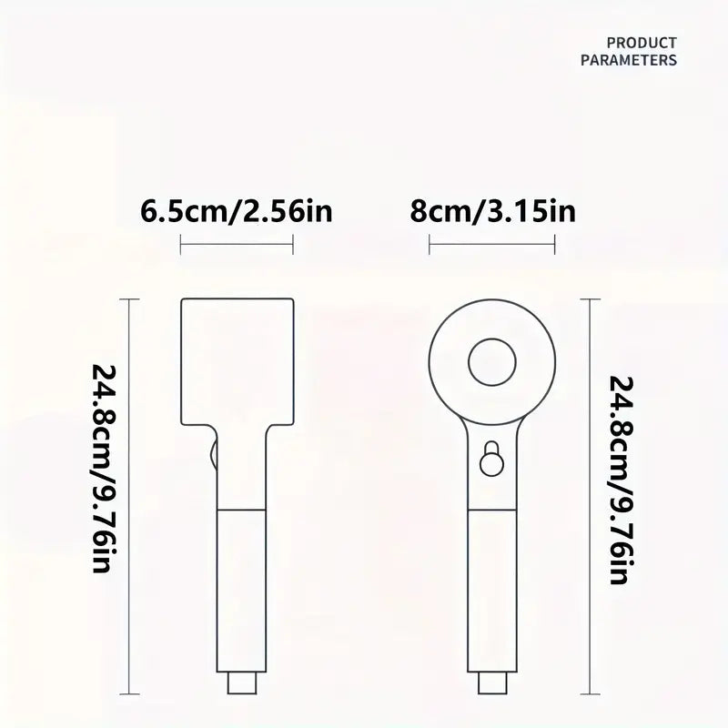 Tête de Douche Haute Pression 5 Modes avec Filtre – Économie d’Eau