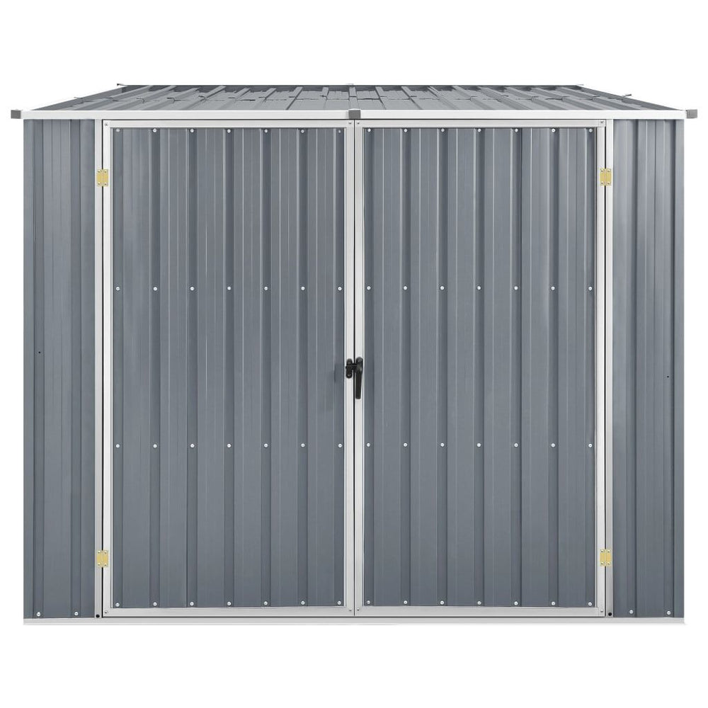 Abri de jardin acier galvanisé 195x198x159cm Gris