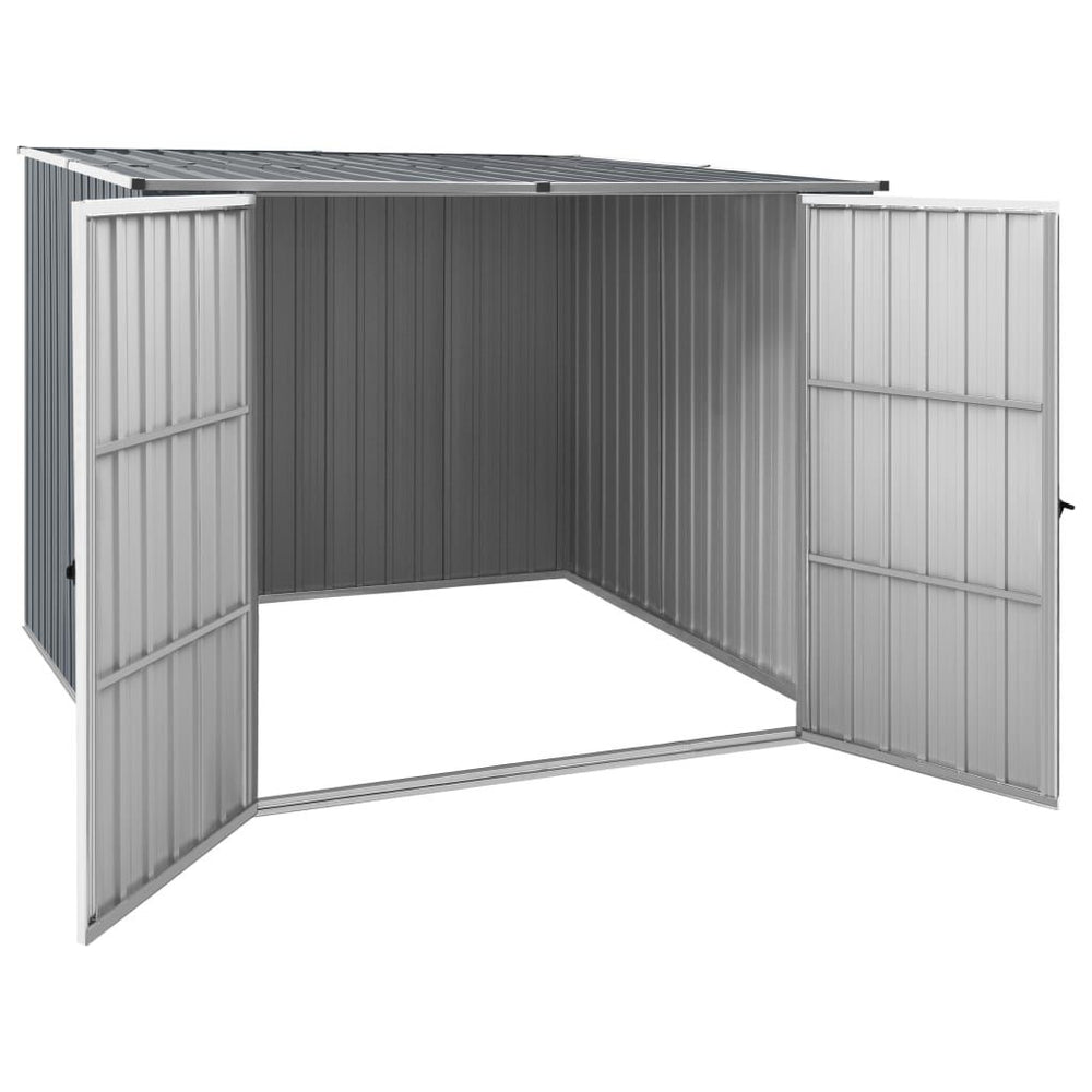 Abri de jardin acier galvanisé 195 × 198 × 159cm Gris