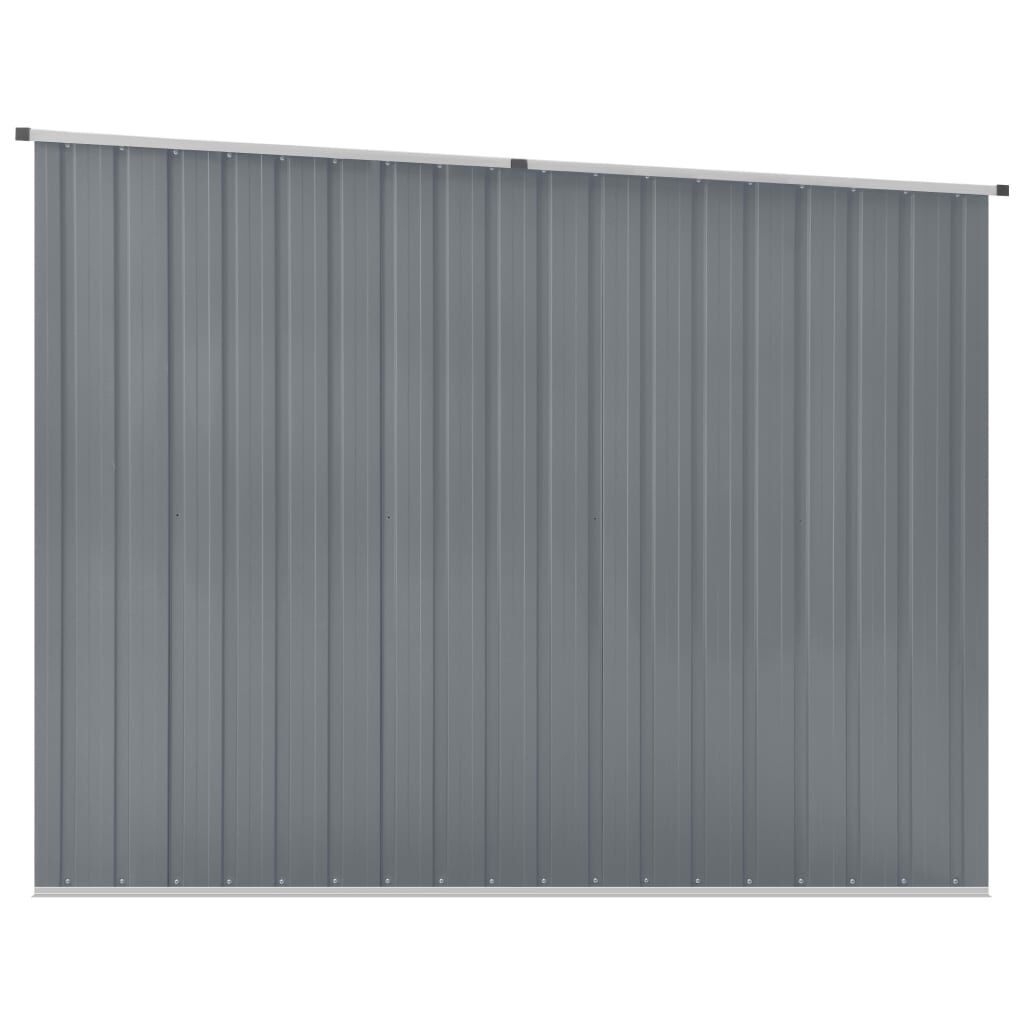 Abri de jardin acier galvanisé 195x198x159cm Gris