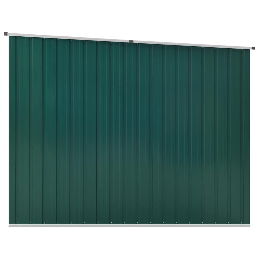 Abri de jardin acier galvanisé 195x198x159cm Vert