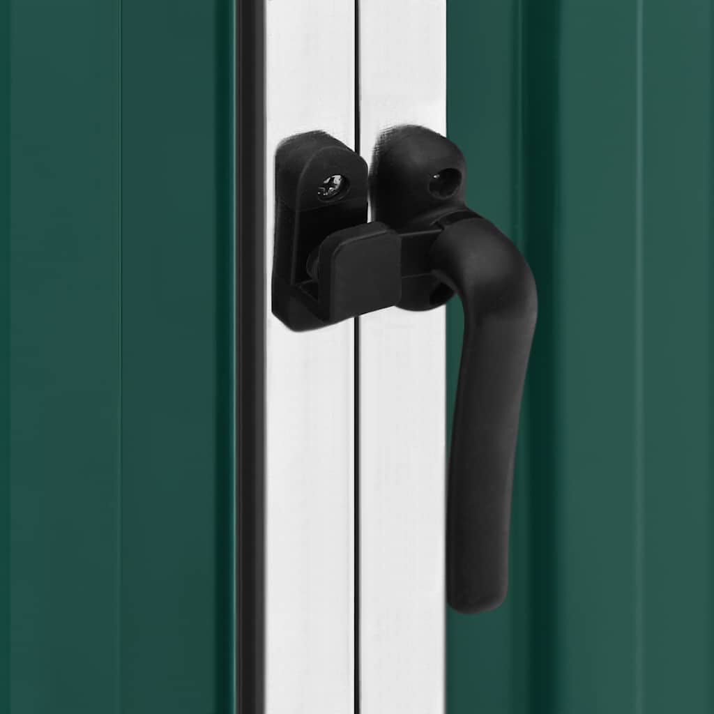 Abri de jardin acier galvanisé 195x198x159cm Vert