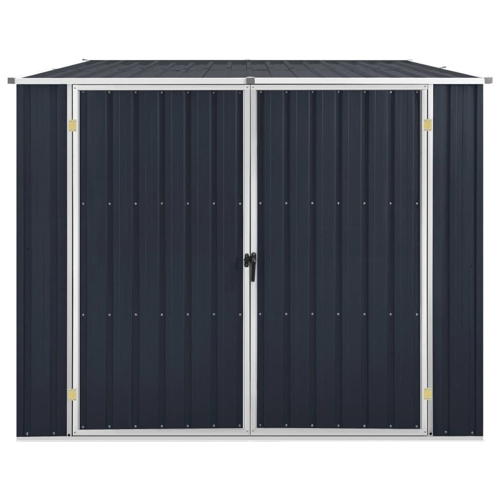 Abri de jardin acier galvanisé 195 × 198 × 159cm Noir