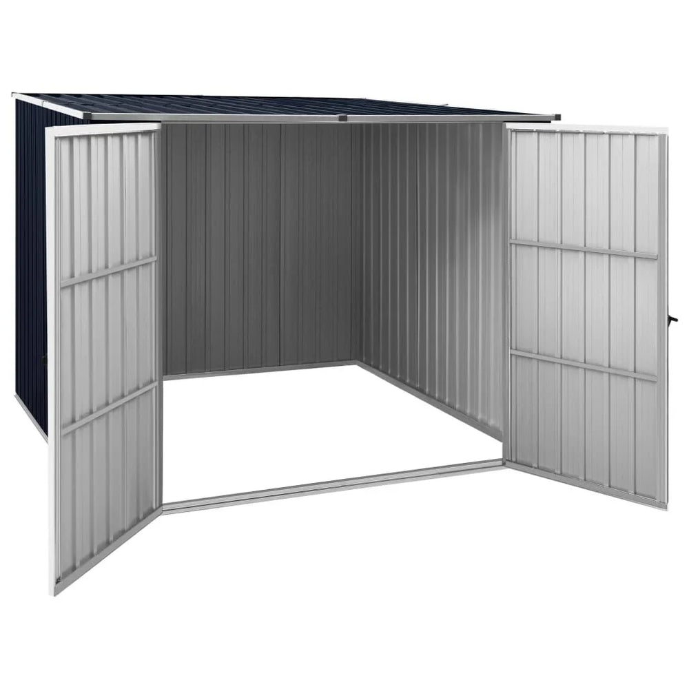 Abri de jardin acier galvanisé 195 × 198 × 159cm Noir