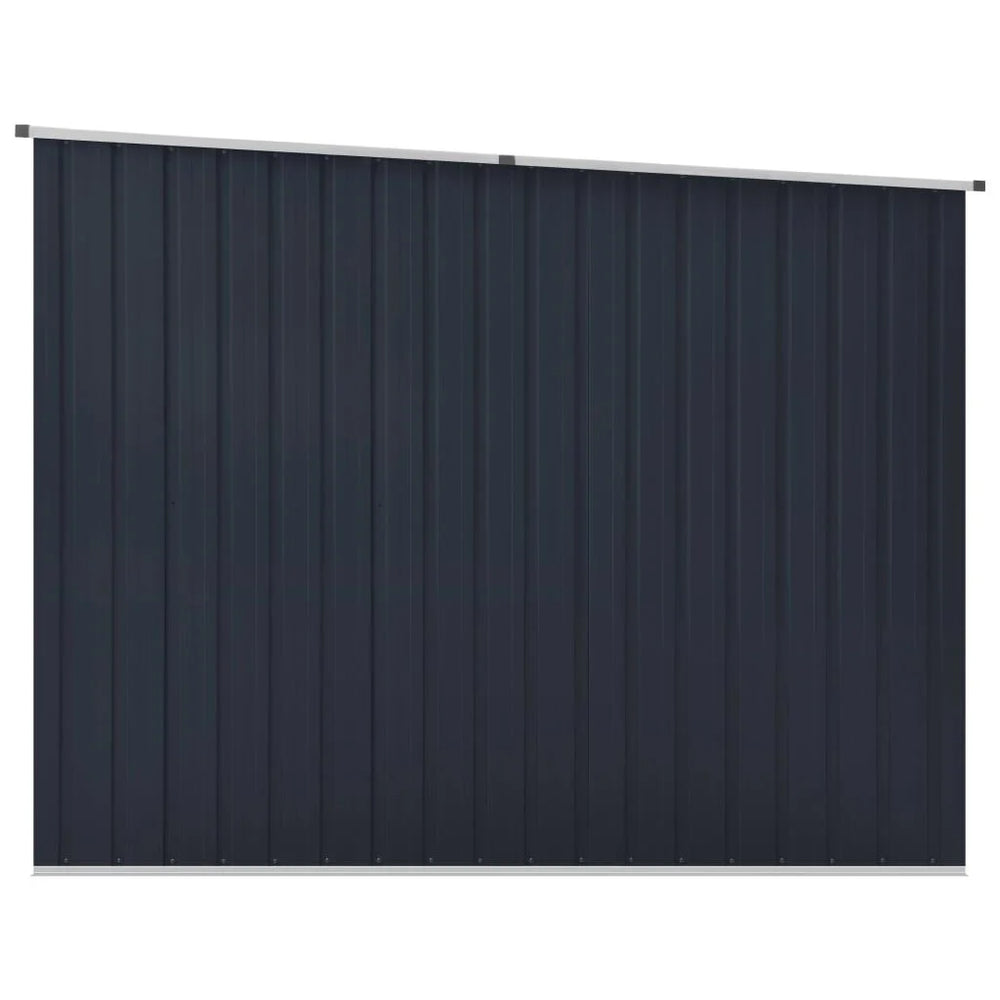 Abri de jardin acier galvanisé 195 × 198 × 159cm Noir
