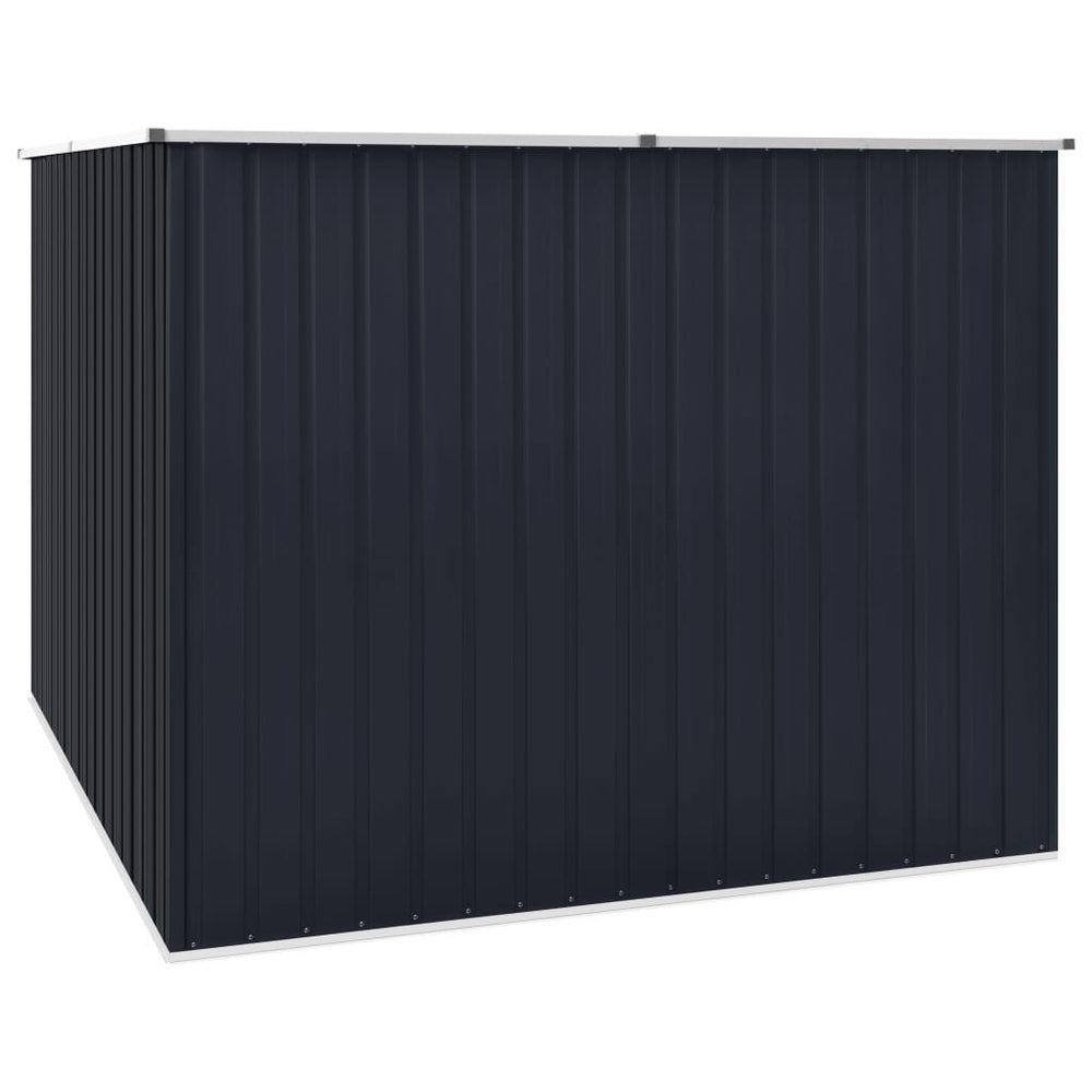 Abri de jardin acier galvanisé 195 × 198 × 159cm Noir