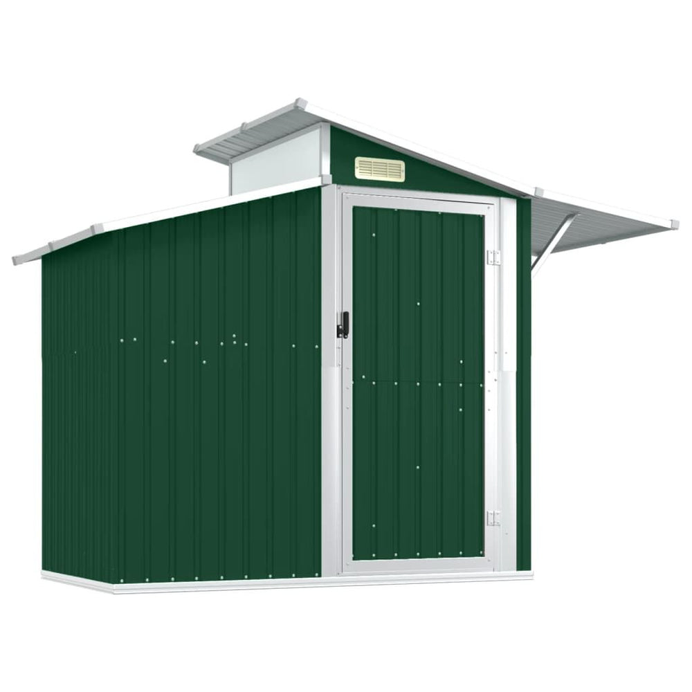 Abri de jardin acier galvanisé 270 × 130 × 208,5cm Vert