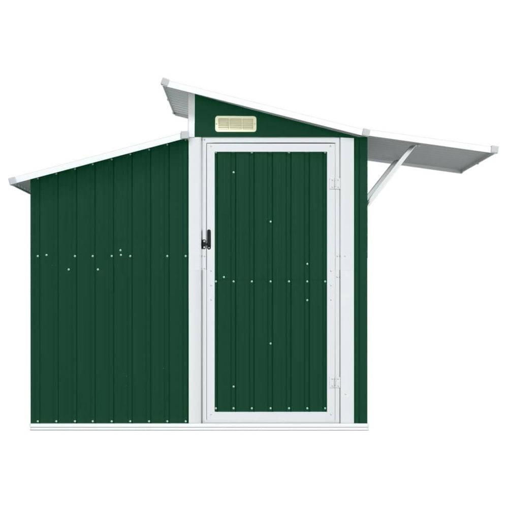 Abri de jardin acier galvanisé 270 × 130 × 208,5cm Vert