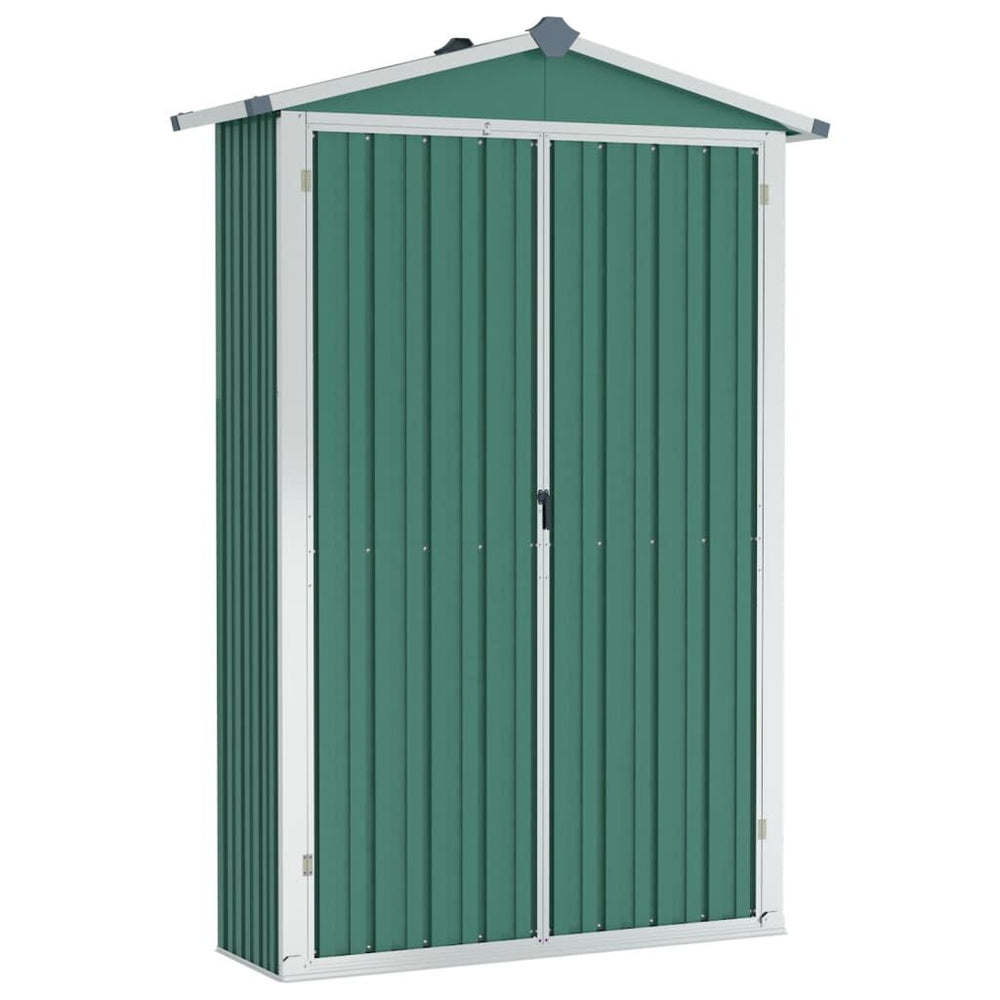 Abri de jardin en acier galvanisé - Compact et résistant Vert