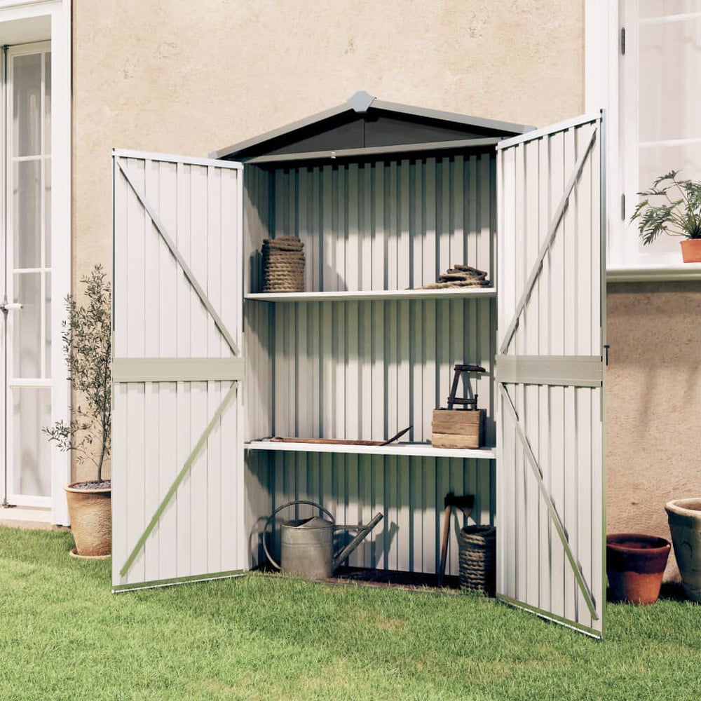 Abri de jardin en acier galvanisé - Compact et résistant Antracite