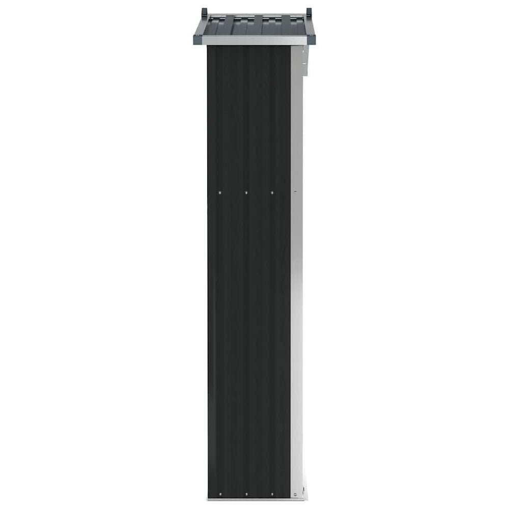Abri de jardin en acier galvanisé - Compact et résistant Antracite