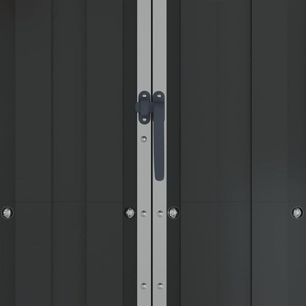Abri de jardin en acier galvanisé - Compact et résistant Antracite