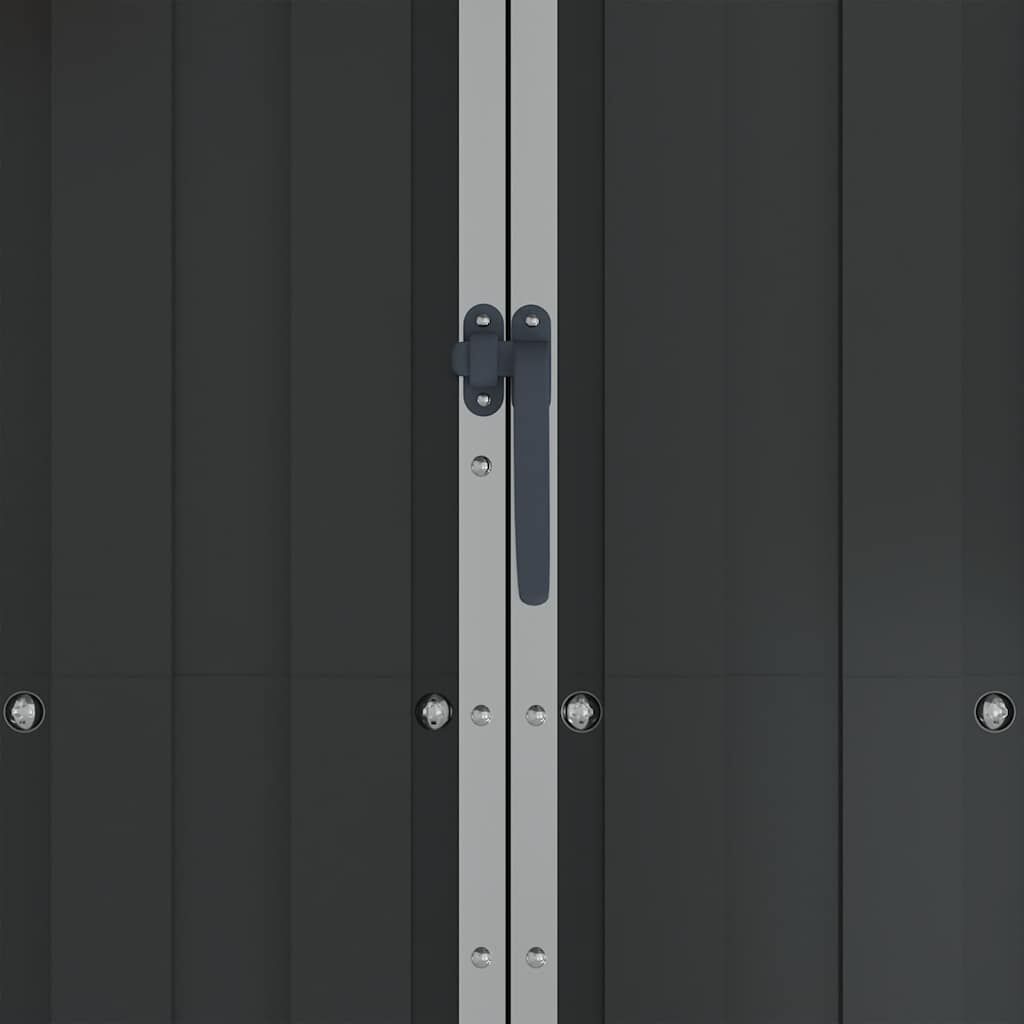 Abri de jardin en acier galvanisé - Compact et résistant Antracite
