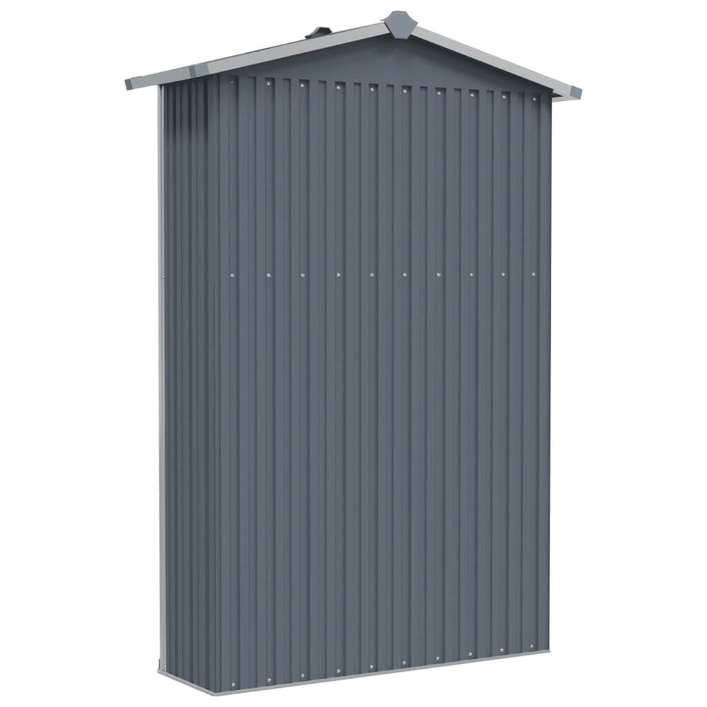 Abri de jardin en acier galvanisé - Compact et résistant Gris