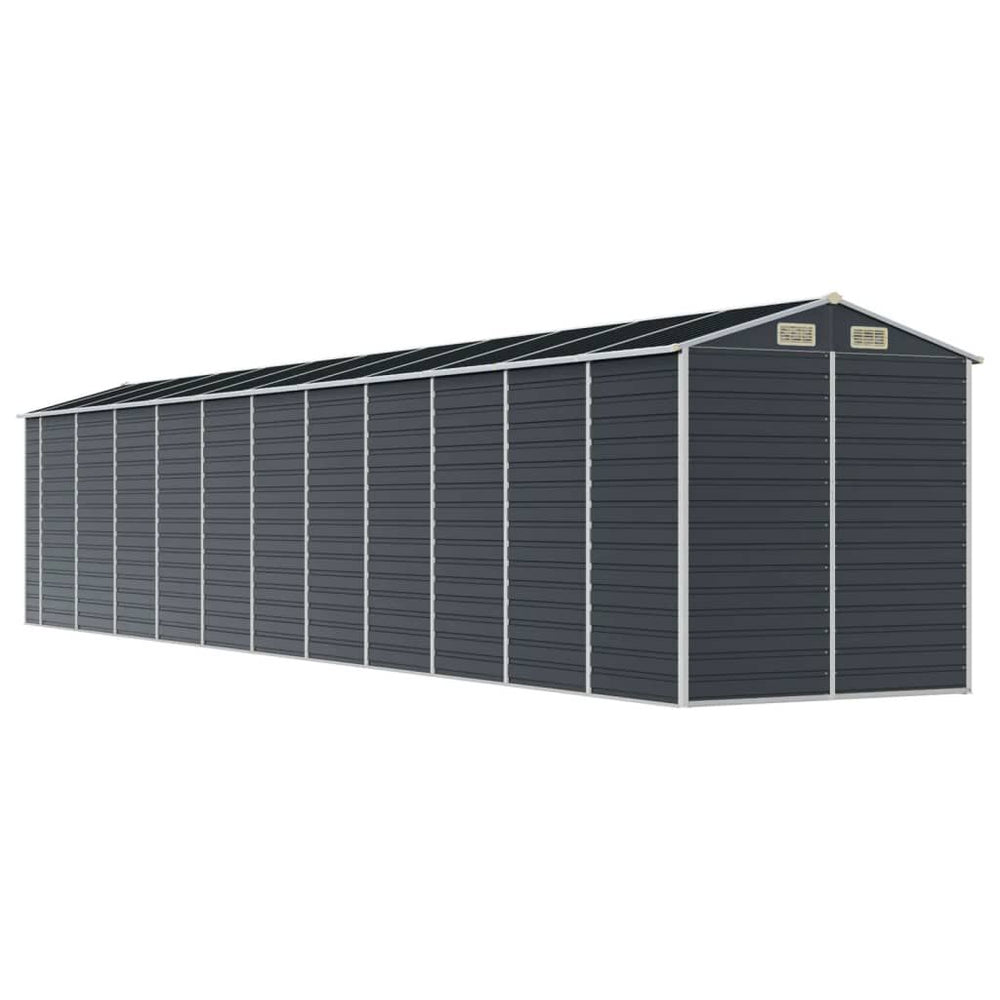 Abri de Jardin en Acier Anthracite 191 × 98 × 198 cm