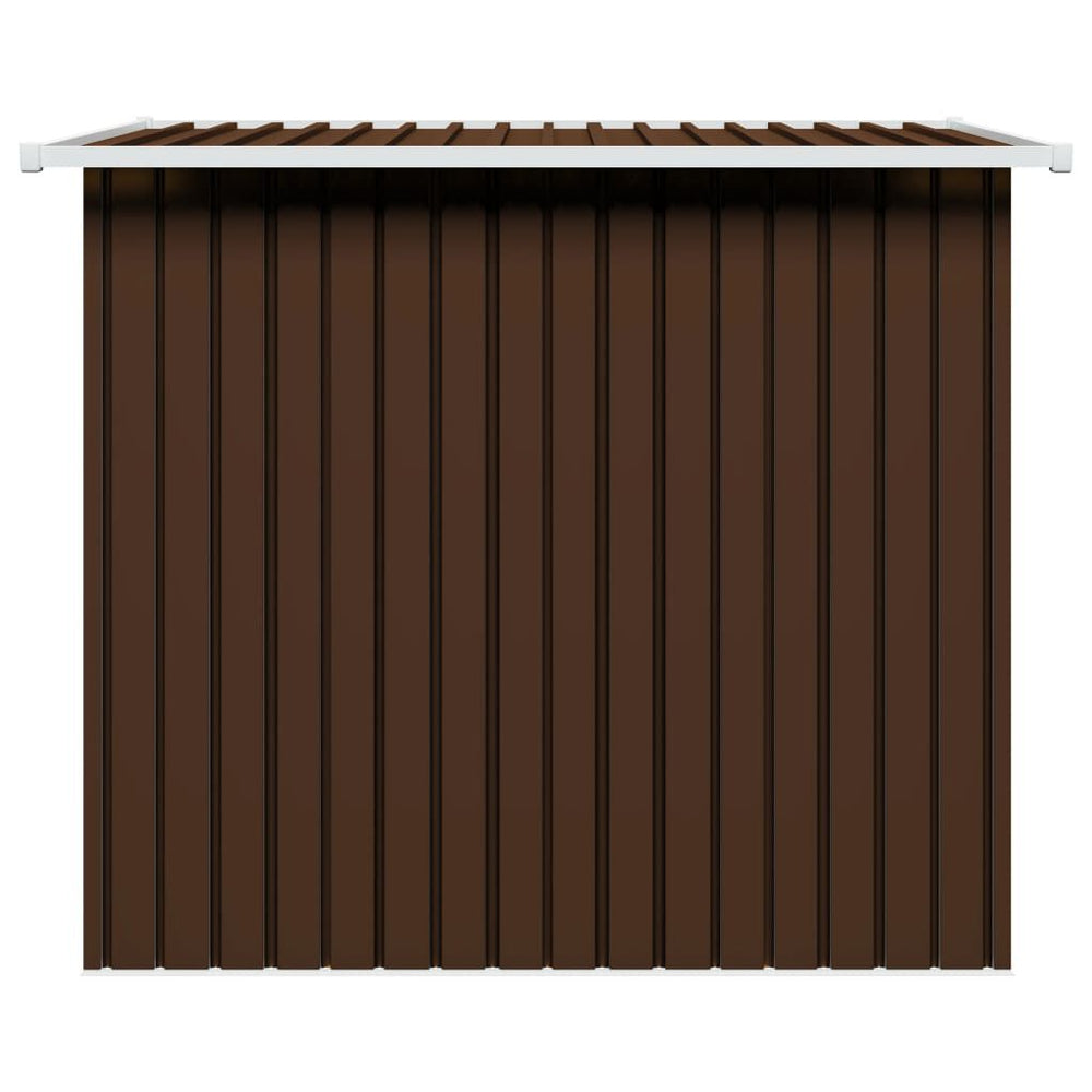 Abri de jardin anthracite en acier 190 × 124 × 181 cm