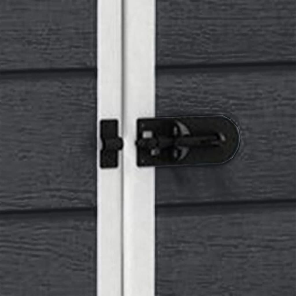 Abri de Jardin Keter Manor 46 Gris - Compact & Résistant Gris Foncé