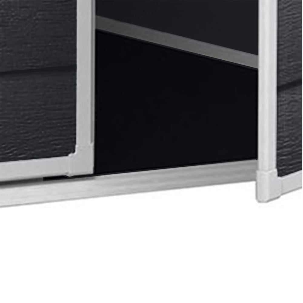 Abri de Jardin Keter Manor 46 Gris - Compact & Résistant Gris Foncé