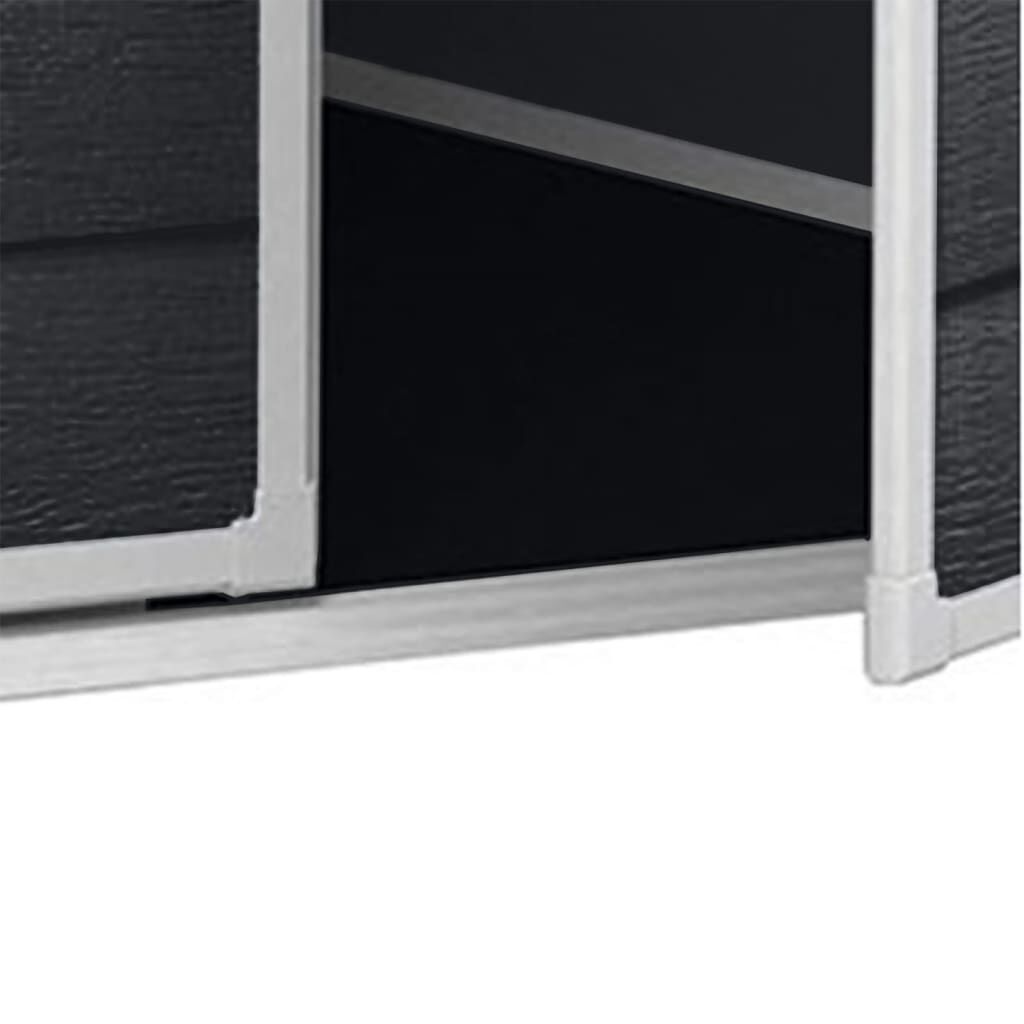 Abri de Jardin Keter Manor 46 Gris - Compact & Résistant Gris Foncé