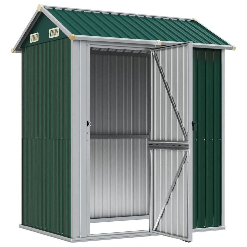 Abri de jardin acier 192 × 152,5 × 237 cm robuste Vert