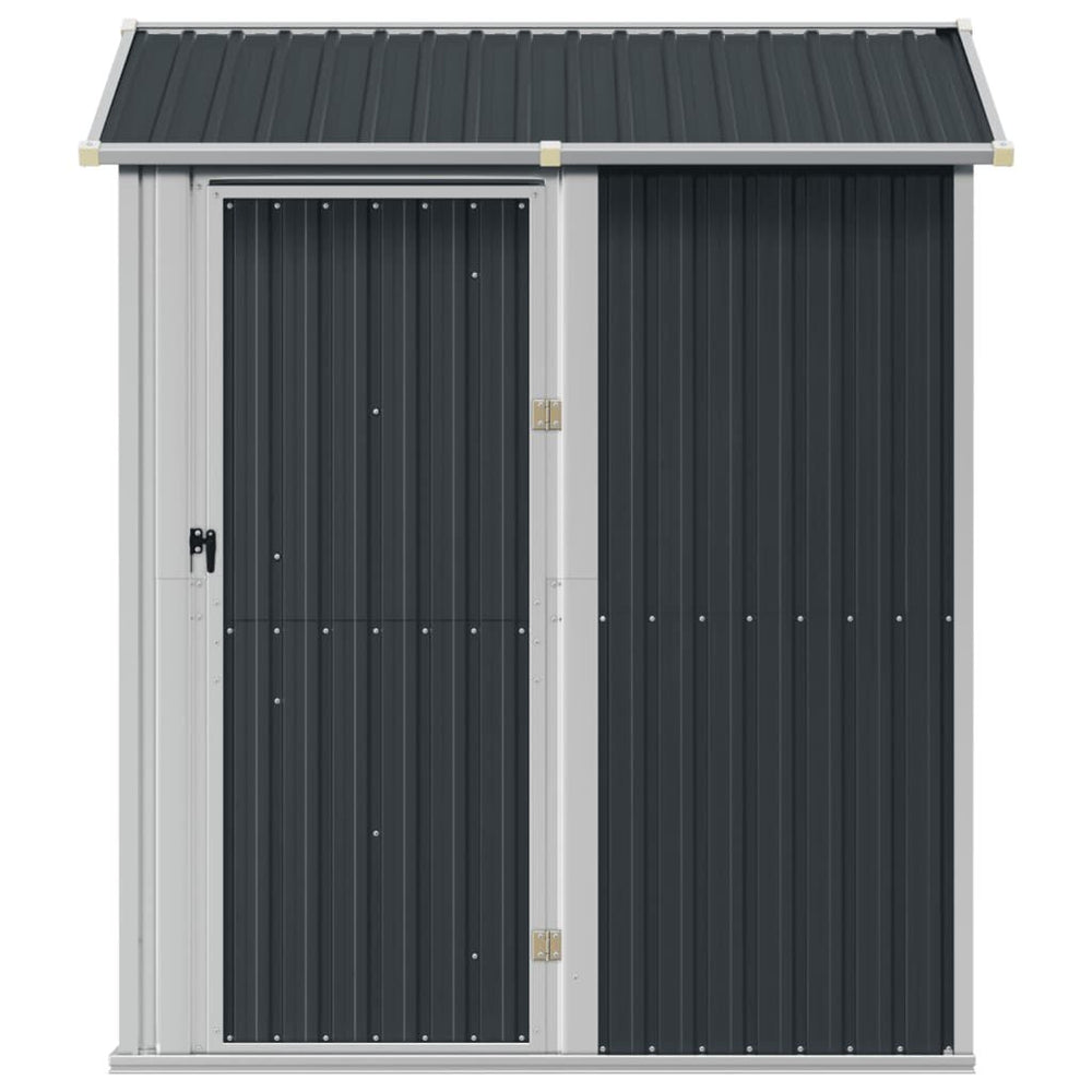 Abri de jardin acier 192 × 152,5 × 237 cm robuste Gris Foncé