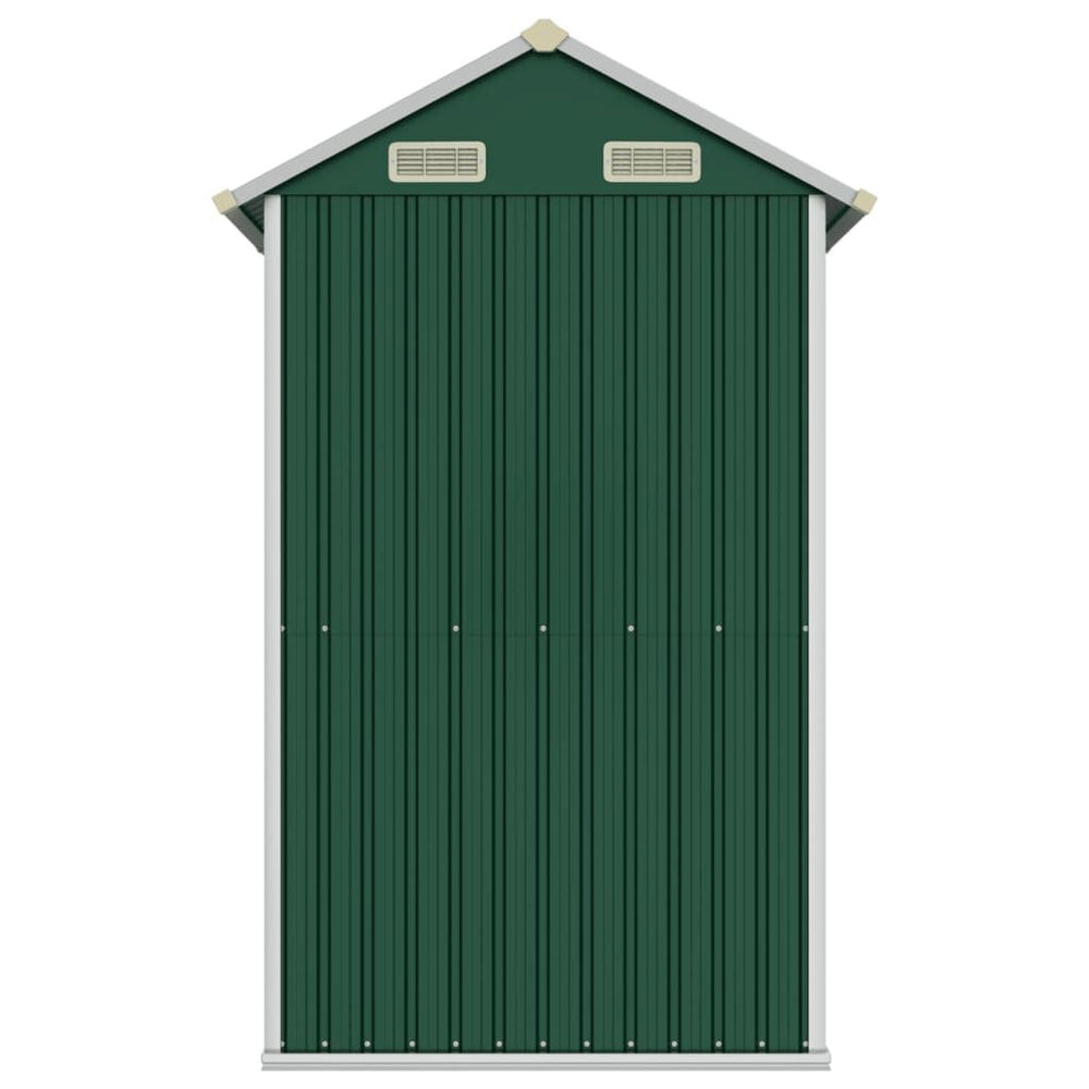 Abri de jardin acier 192 × 152,5 × 237 cm robuste Vert