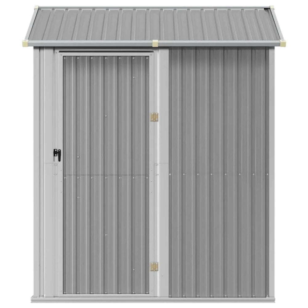 Abri de jardin acier 192 × 152,5 × 237 cm robuste Gris
