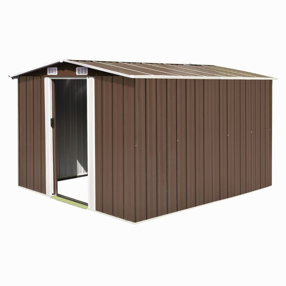Abri Jardin Métal Gris 257 × 298 × 178 cm – Spacieux & Résistant