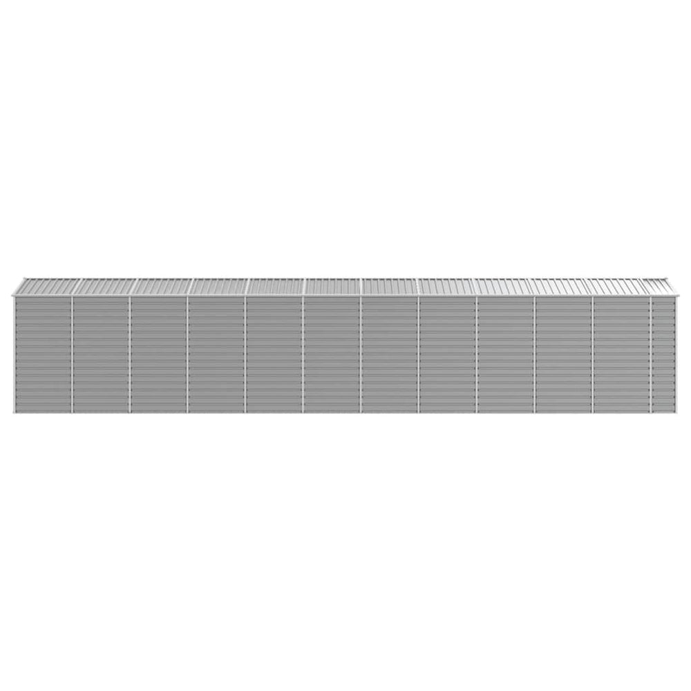 Abri de Jardin en Acier Gris Clair 191 × 98 × 198 cm