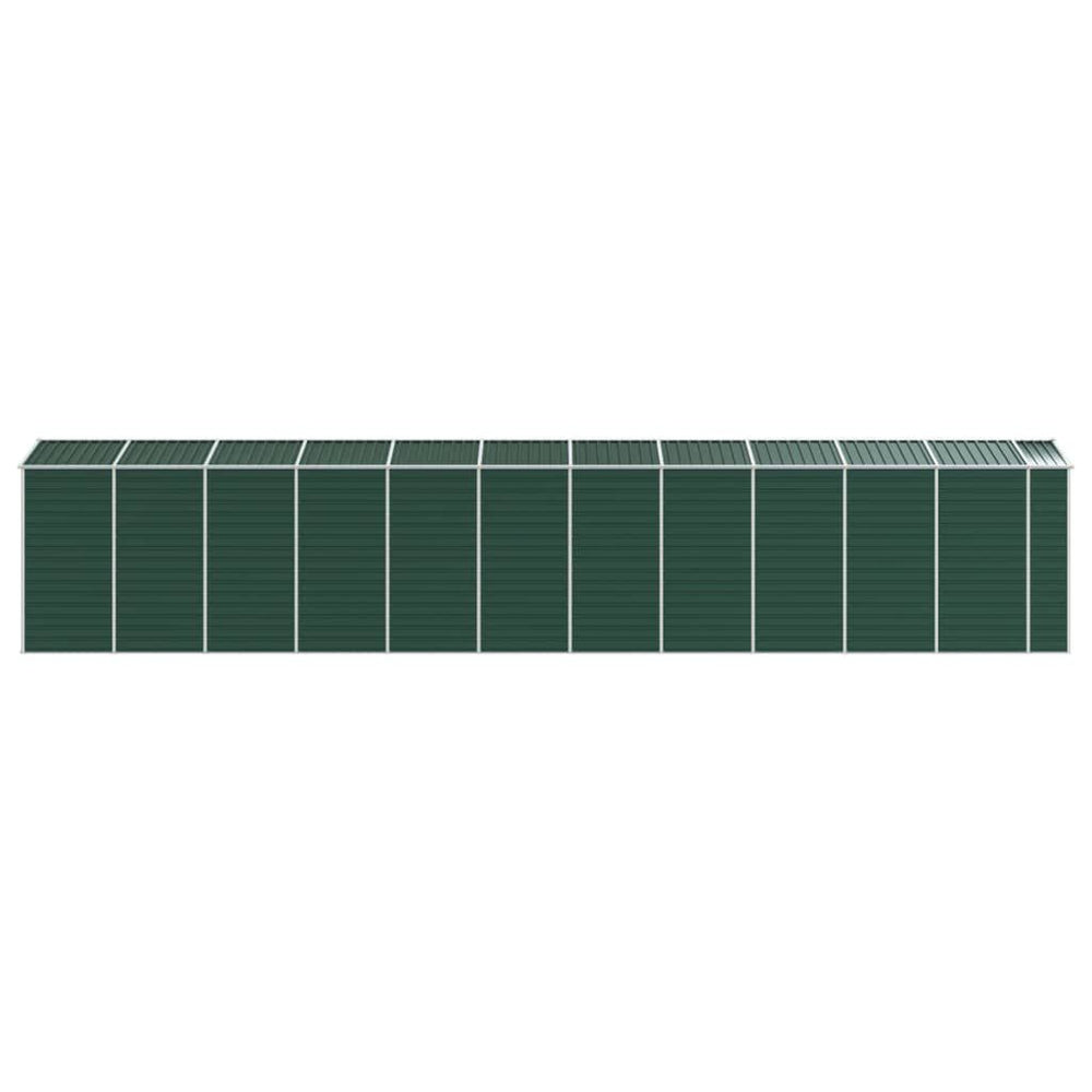 Abri de Jardin en Acier Vert 191 × 98 × 198 cm