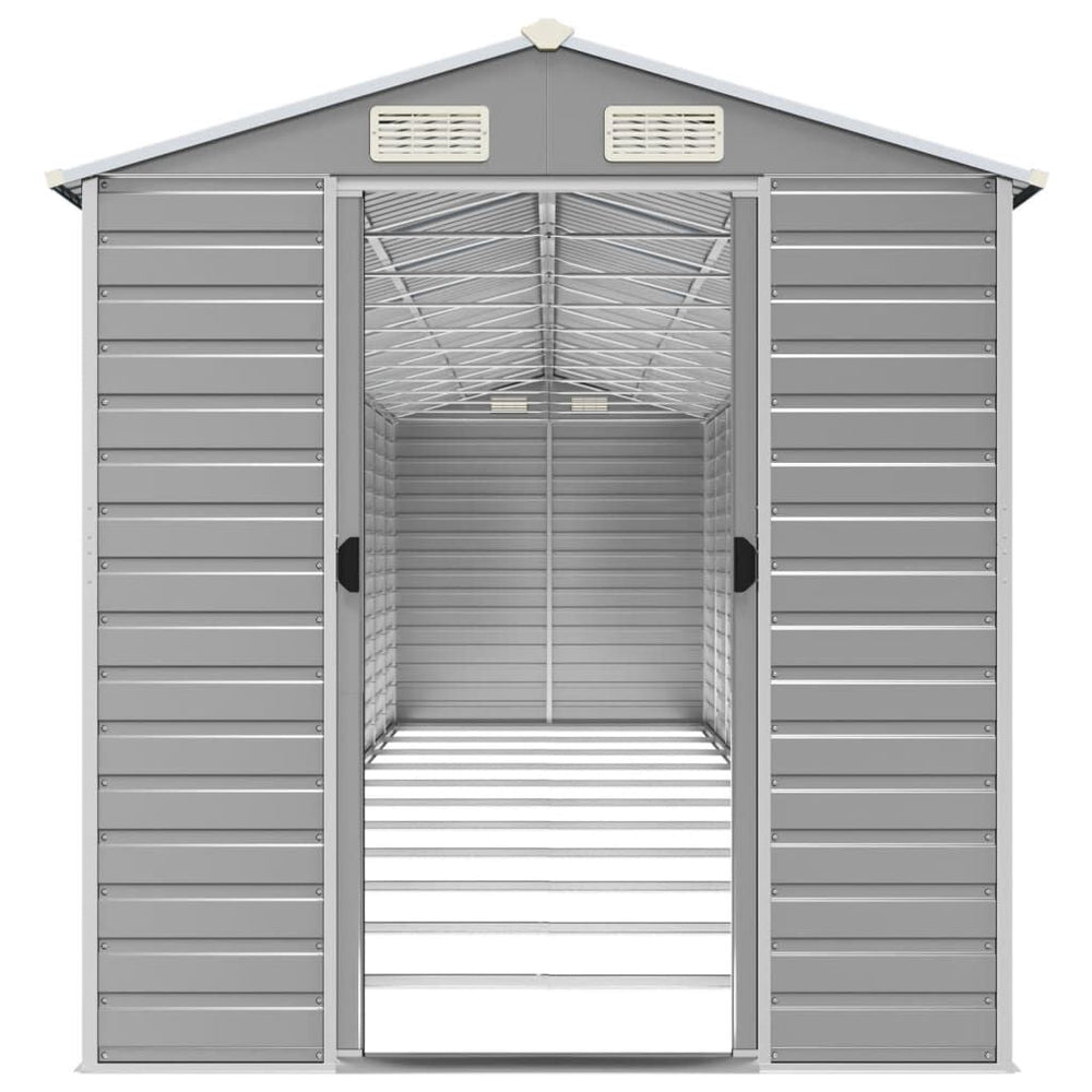 Abri de Jardin en Acier Gris Clair 191 × 98 × 198 cm