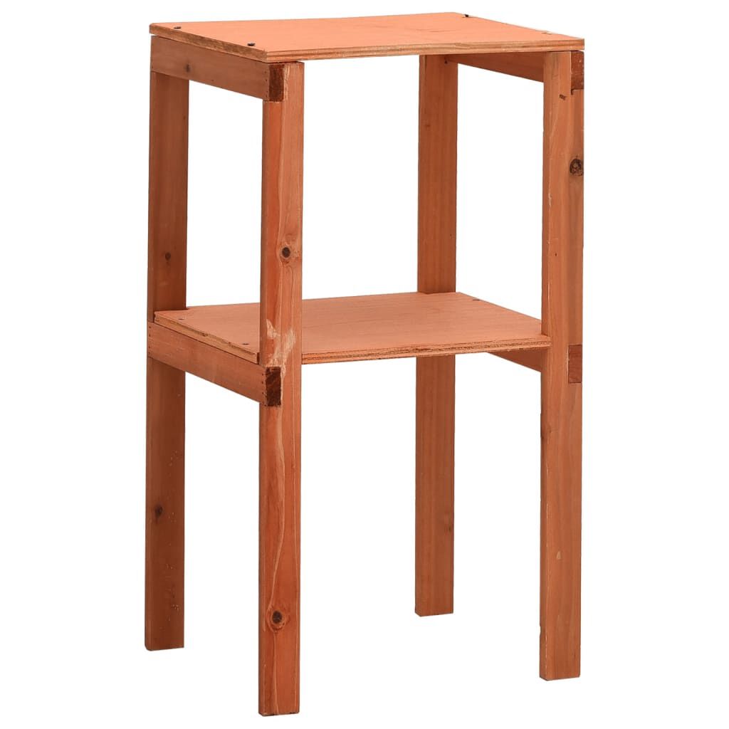 Abri à Outils de Jardin en Bois de Sapin Massif - 136x75x160 cm