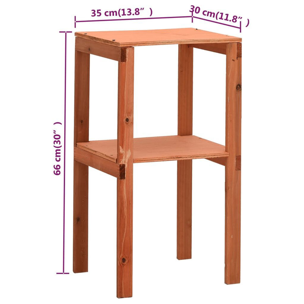 Abri à Outils de Jardin en Bois de Sapin Massif - 136 × 75 × 160 cm
