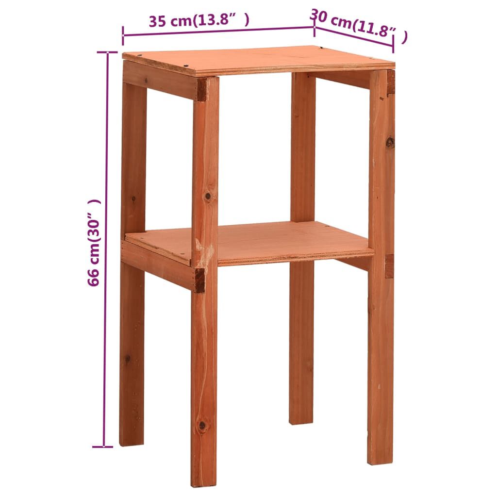 Abri à Outils de Jardin en Bois de Sapin Massif - 136x75x160 cm