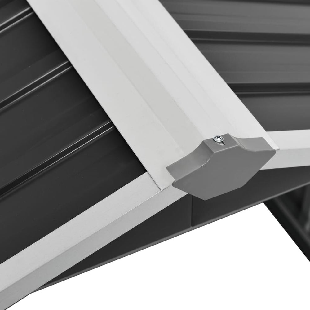 Abri Robot Tondeuse Acier Anthracite 92 × 97 × 63 cm