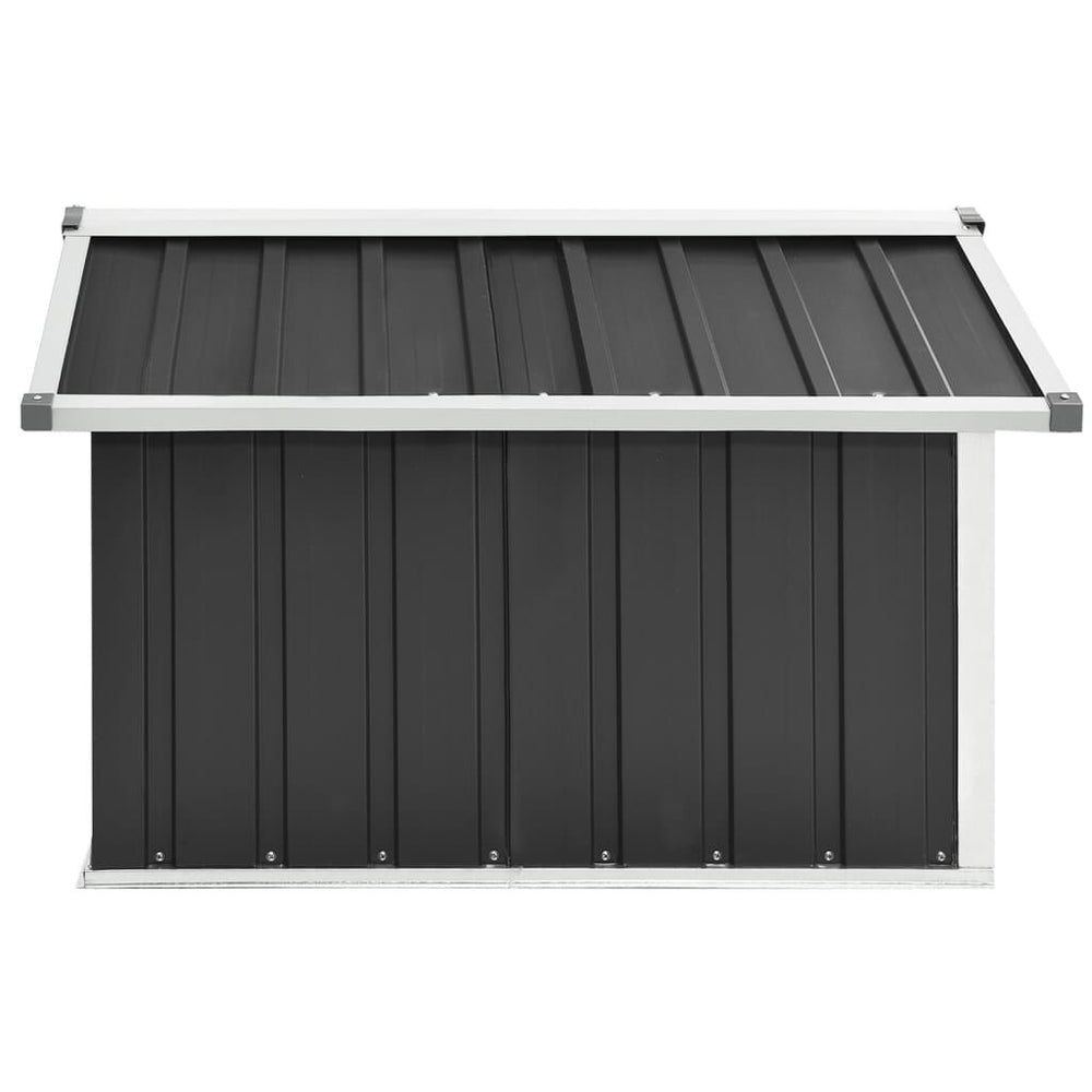 Abri Robot Tondeuse Acier Anthracite 92 × 97 × 63 cm