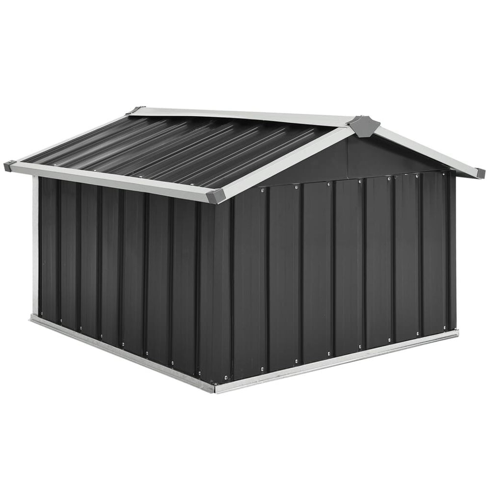 Abri Robot Tondeuse Acier Anthracite 92 × 97 × 63 cm