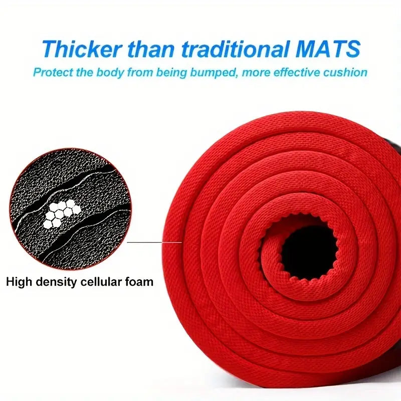 Tapis de Yoga NBR Luxe 10 mm – Élégance, Confort et Maîtrise du Corps