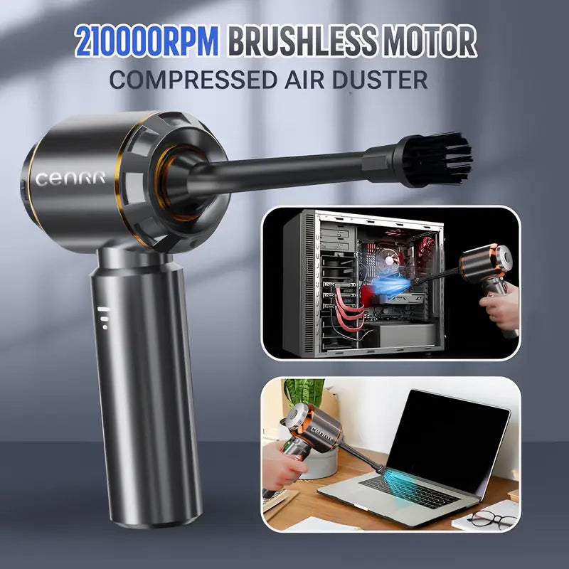 Aspirateur de Voiture Portable Sans Fil – Puissant, Silencieux et Rechargeable