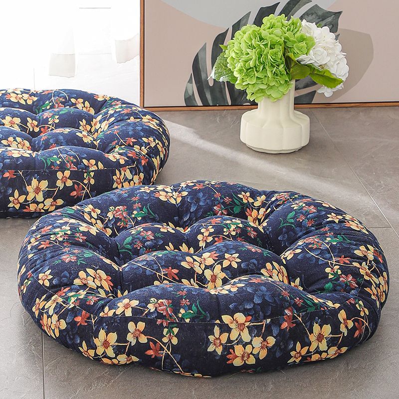 Coussin d'Optique Touffeté Bohème en Lin – Élégance et Confort Ethnique