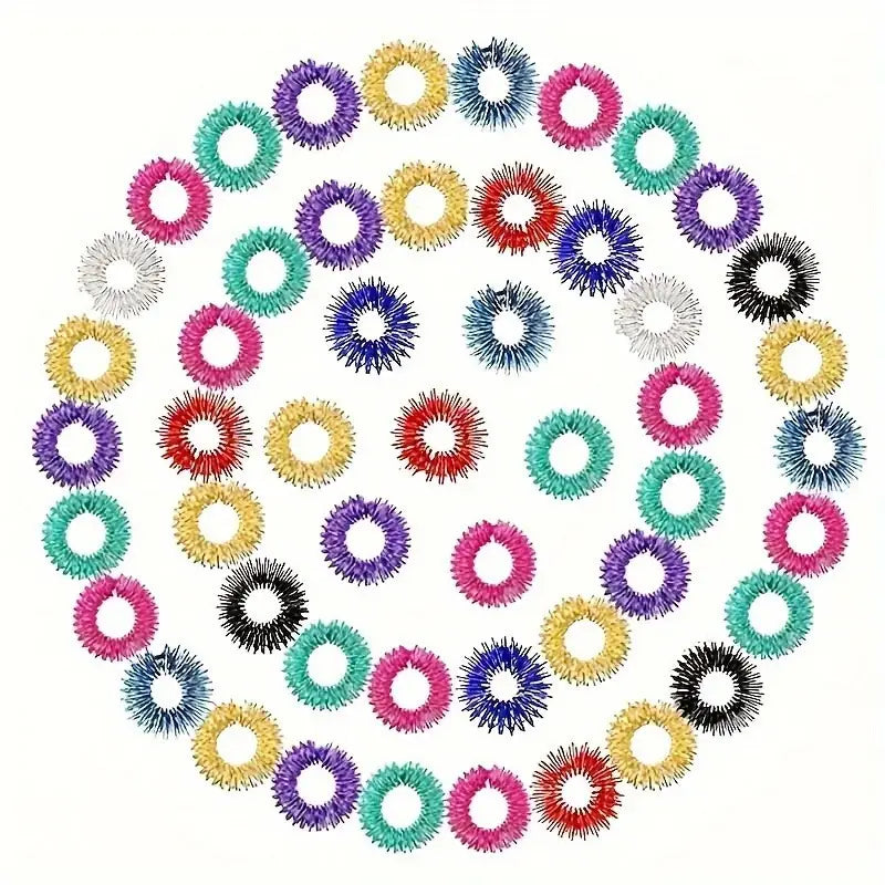 10x Anneaux de Massage pour Doigts – Acupression & Relaxation