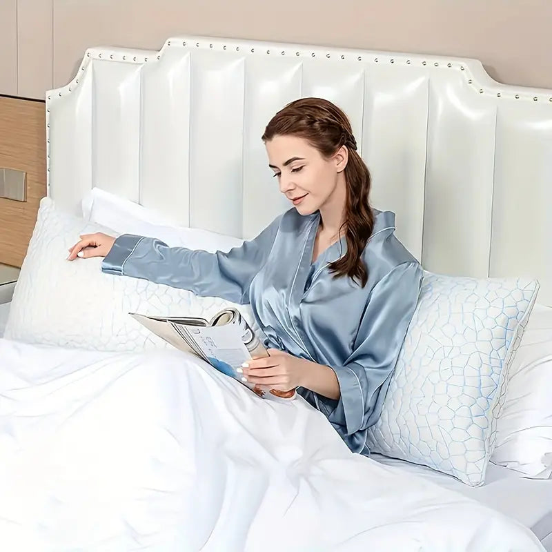 Oreiller Rafraîchissant à Hauteur Réglable – Confort Personnalisé pour un Sommeil Réparateur