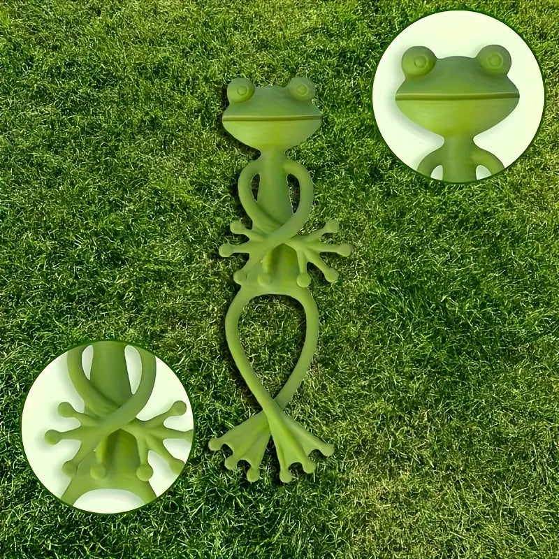 Lot de 2/4/6/8 Supports de Plantes Grenouille – Clips Décoratifs