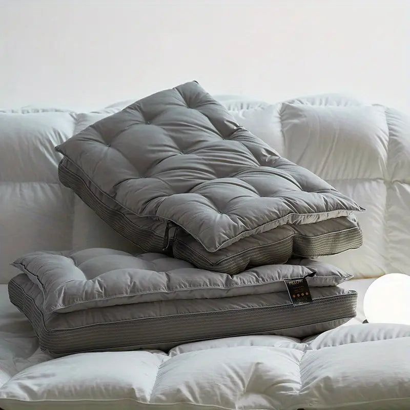 Oreiller de Luxe Hôtel – Coussin Ultra Doux 2-en-1 pour le Cou