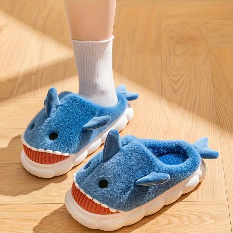 Chaussures Chaudes Requin Style Dessin Animé – Intérieur & Extérieur