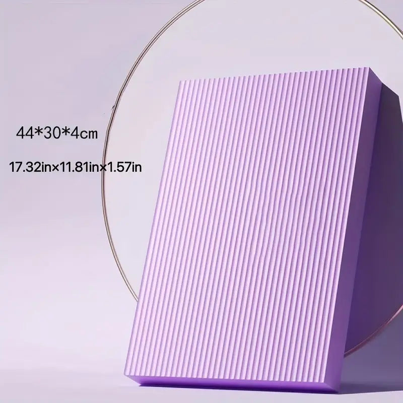 Tapis de Genouillère Yoga Violet Épais